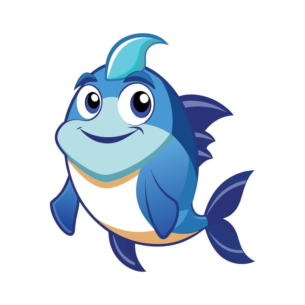 Elegant Art of Bubba Fish vector