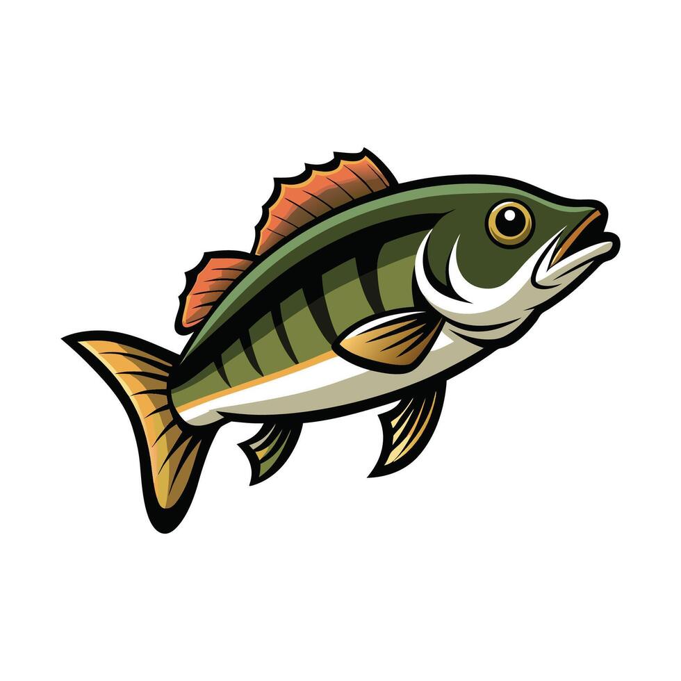 Dynamic Artwork of Erie Fish vector