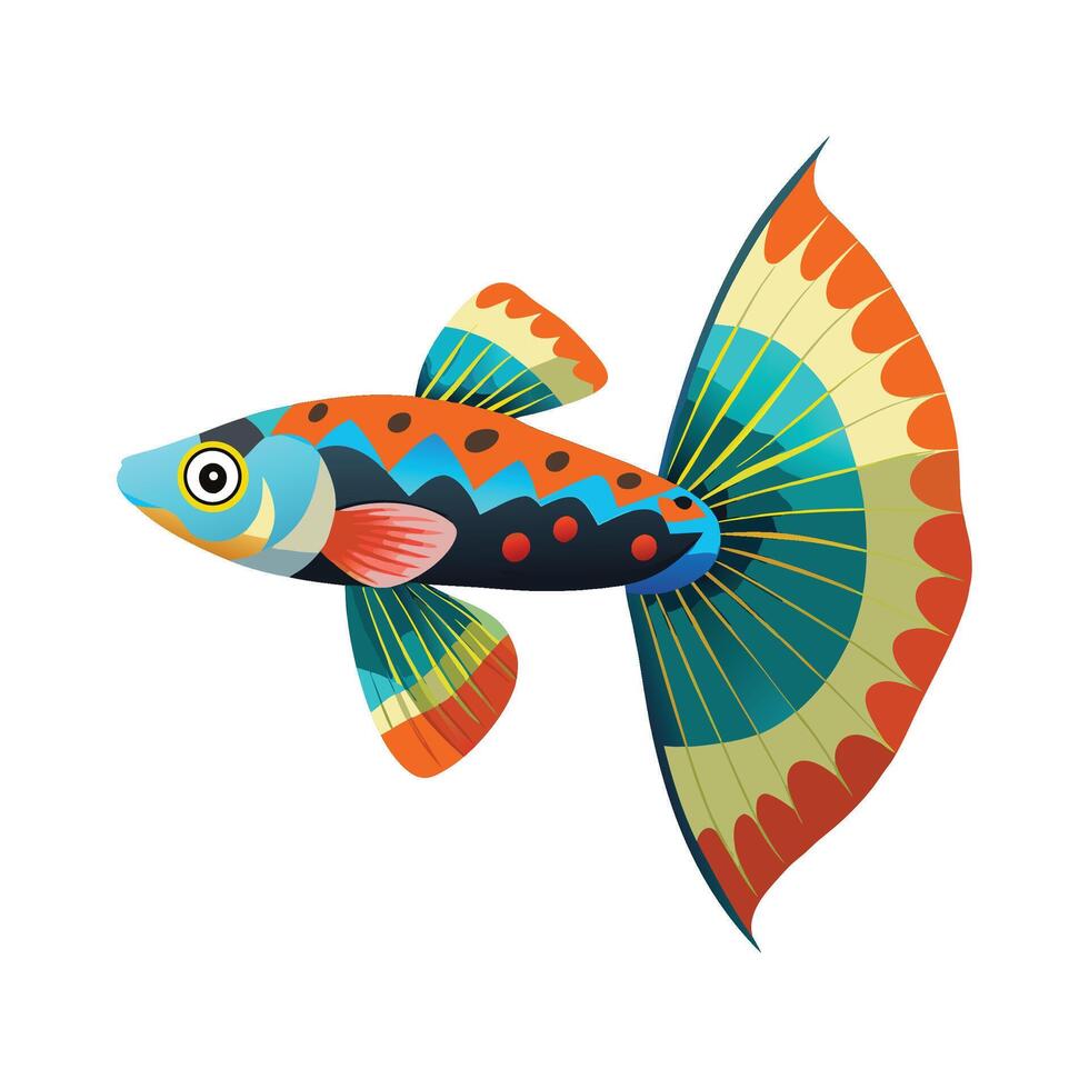 Dynamic Artwork of Guppy vector