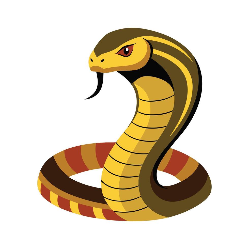 Dynamic Artwork of Habu Snake vector