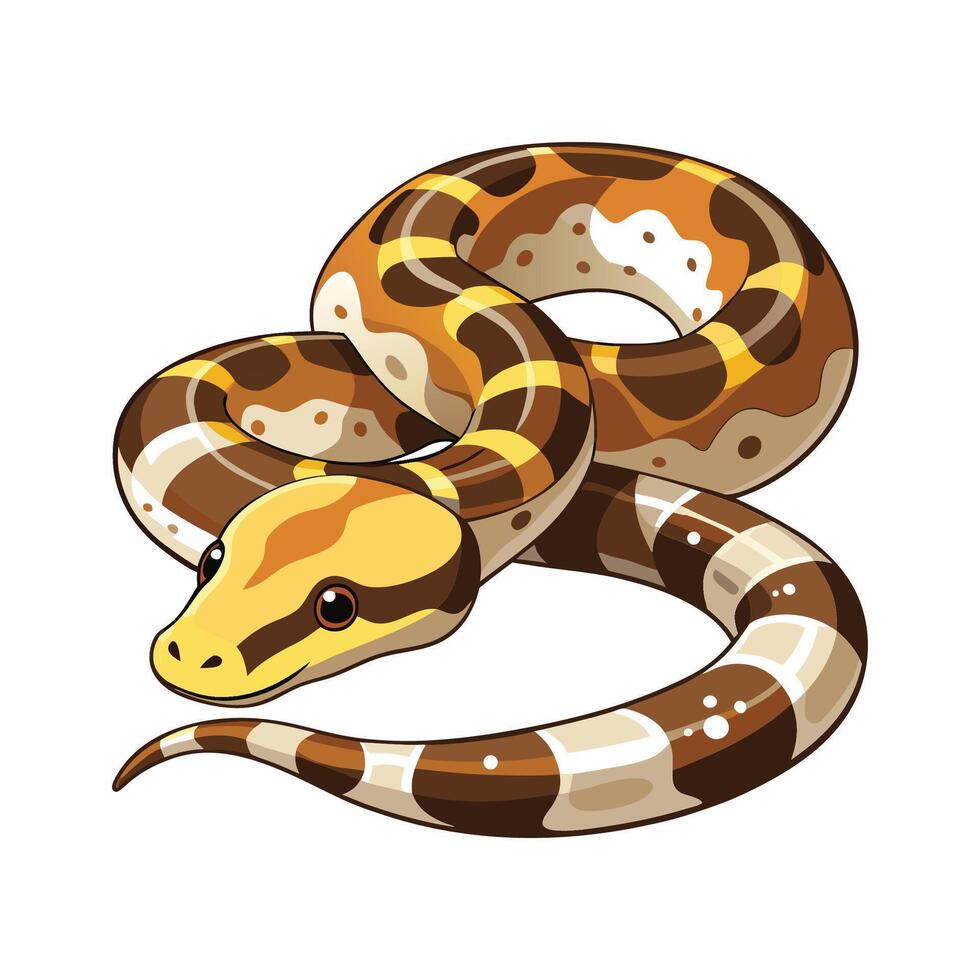 Elegant Artwork of Malagasy Ground Boa vector