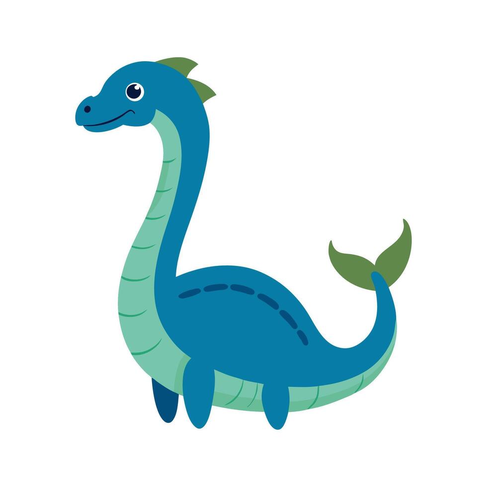 Elegant Artwork of Nessie Fish vector