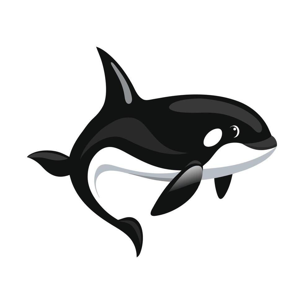 Dynamic Artwork of Orca Fish vector