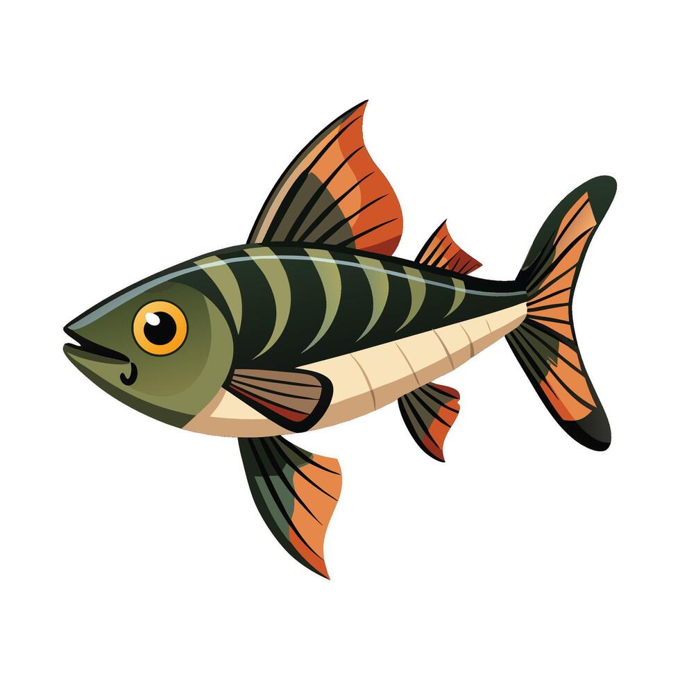 Stylish Illustration of Reedfish vector