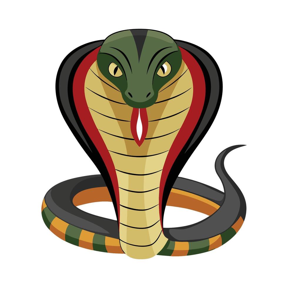 Charming Design of Samar Cobra vector