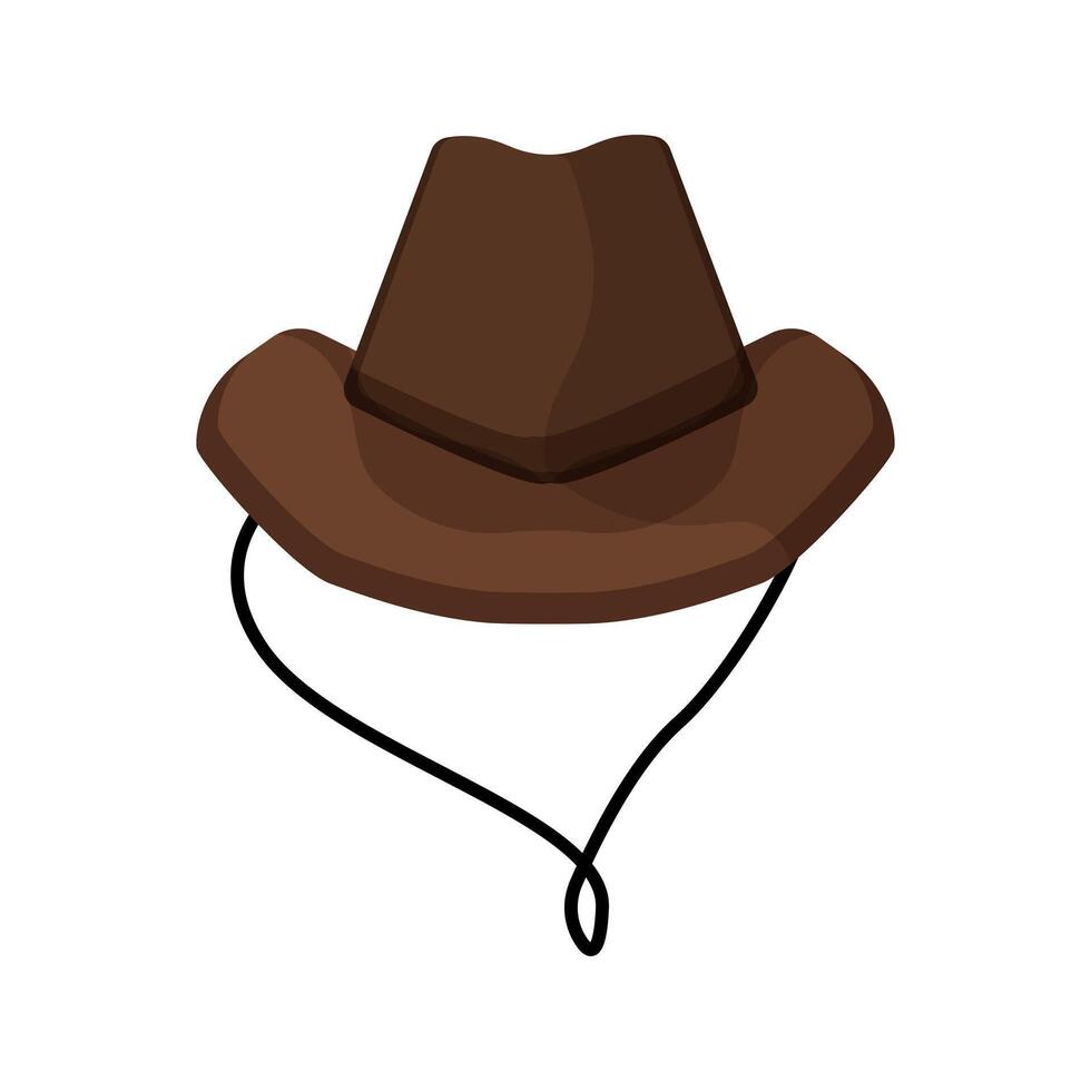 Cowboy hat icon isolated on white background illustration vector