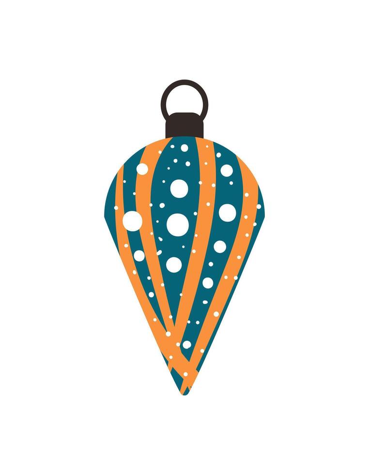Christmas bauble ornament illustration vector
