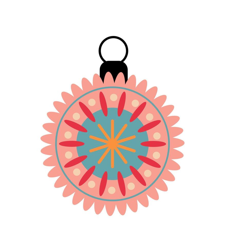Christmas ornament illustration vector