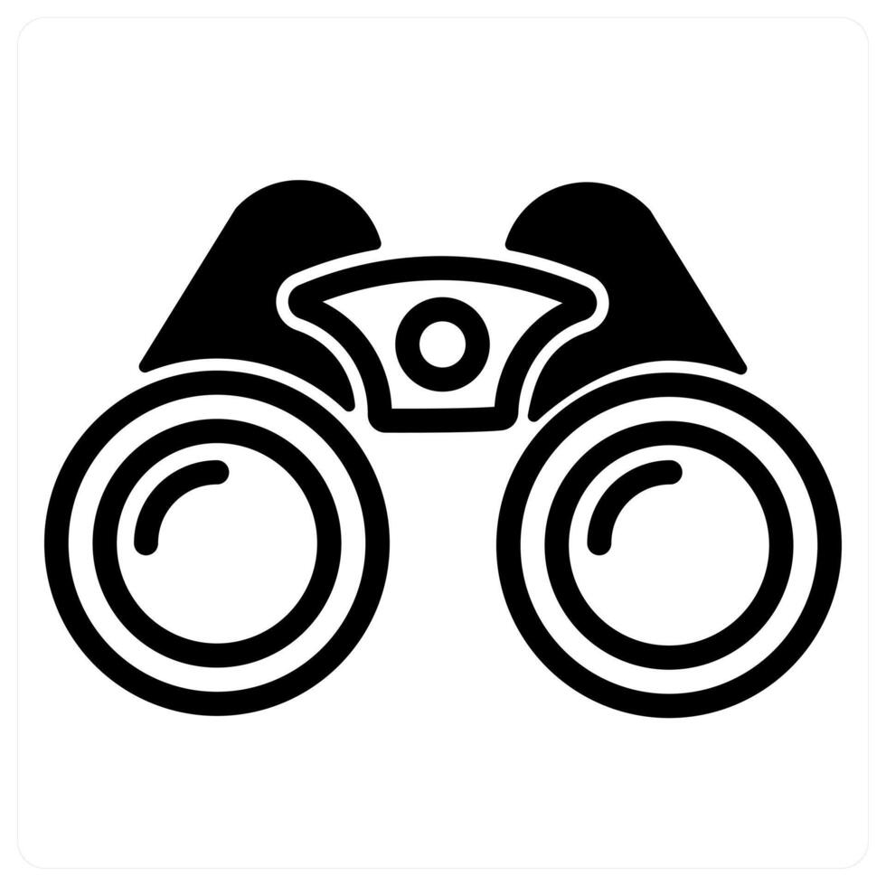vision and clarity in black duo line vector