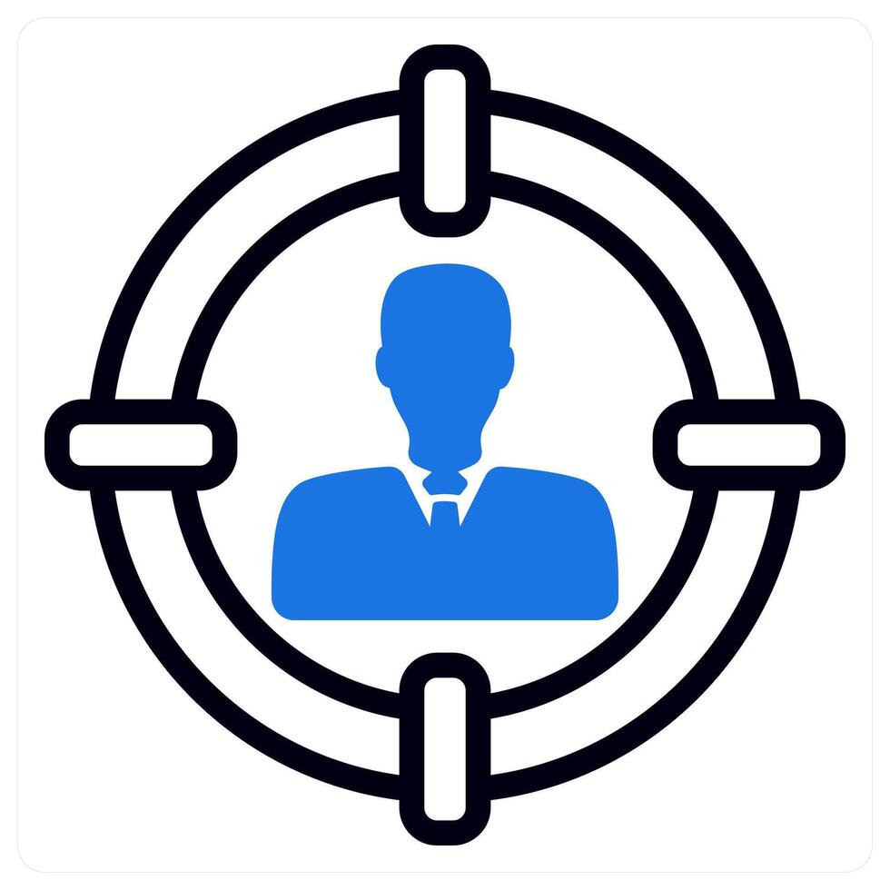 target customer and audience vector