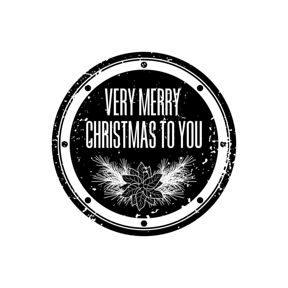 Very merry christmas to you vector