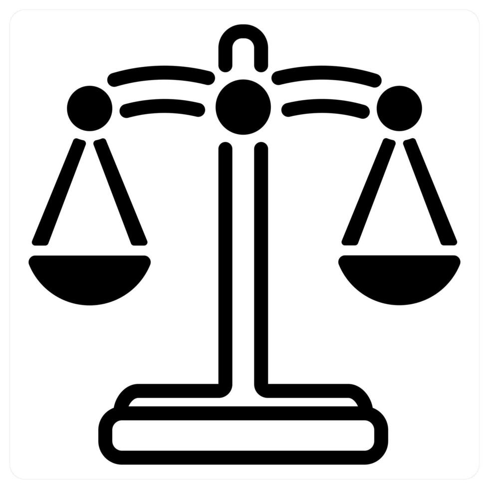 balance and harmoney in black duo line vector