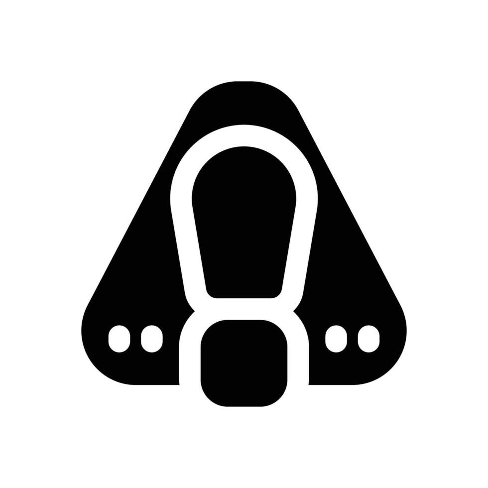 full risk glyph icon. Strong and solid icon for websites, mobile interfaces, presentations, and visual branding. High quality and easy to edit. vector