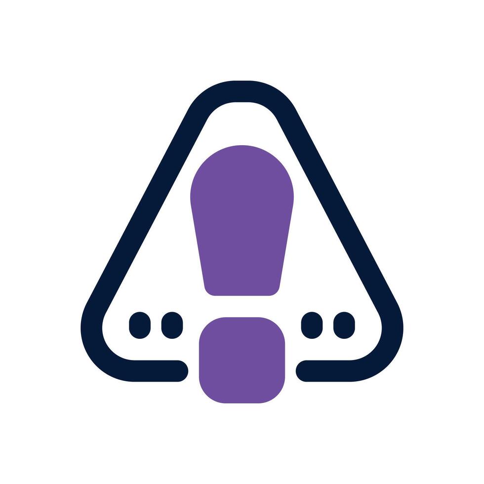 full risk dual tone icon. Sleek and modern icon for websites, mobile apps, marketing materials, and corporate design. Fully scalable and ready to use. vector