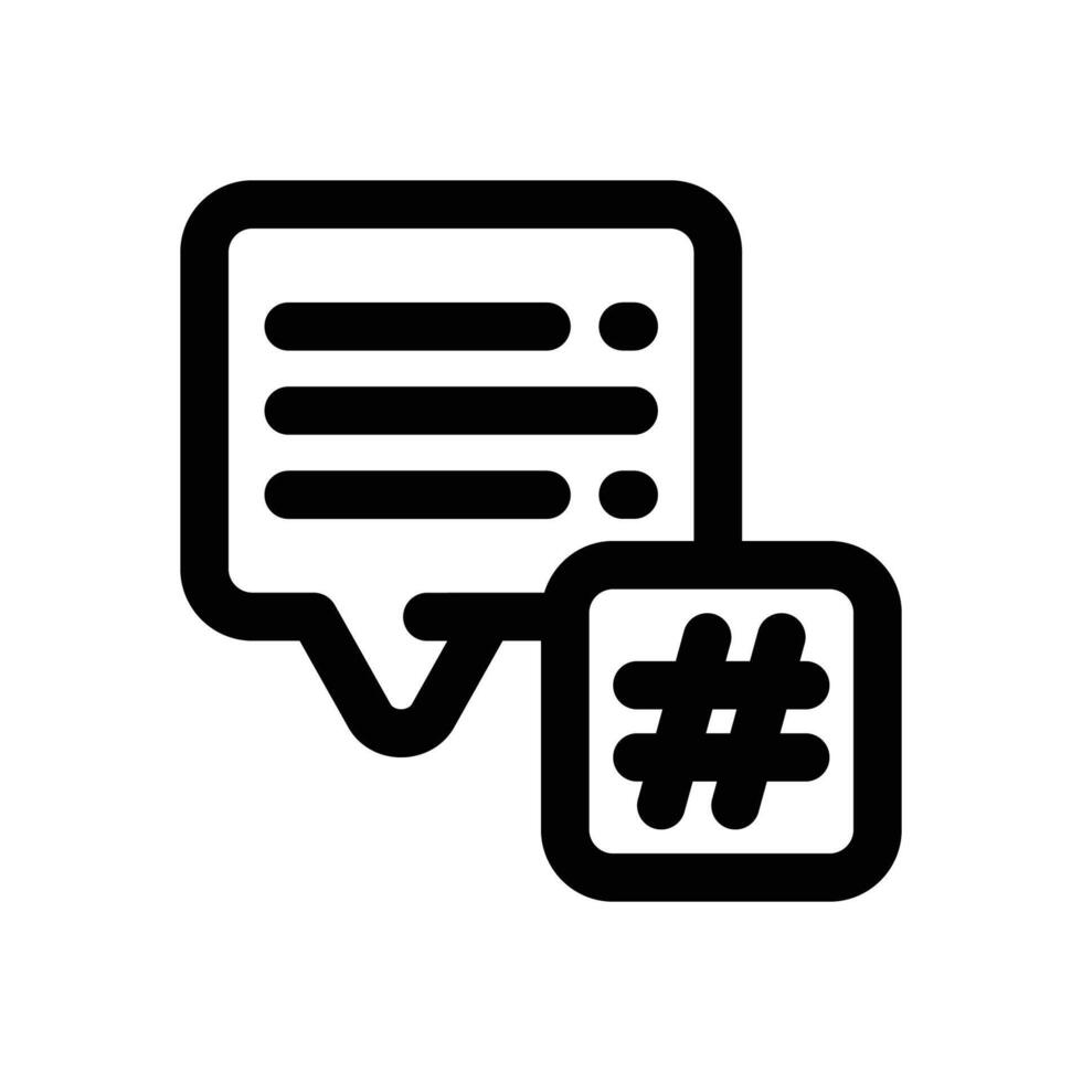 tagline line icon. Clean and minimalist icon for websites, mobile apps, presentations, and logos. Fully scalable and customizable for any project. vector