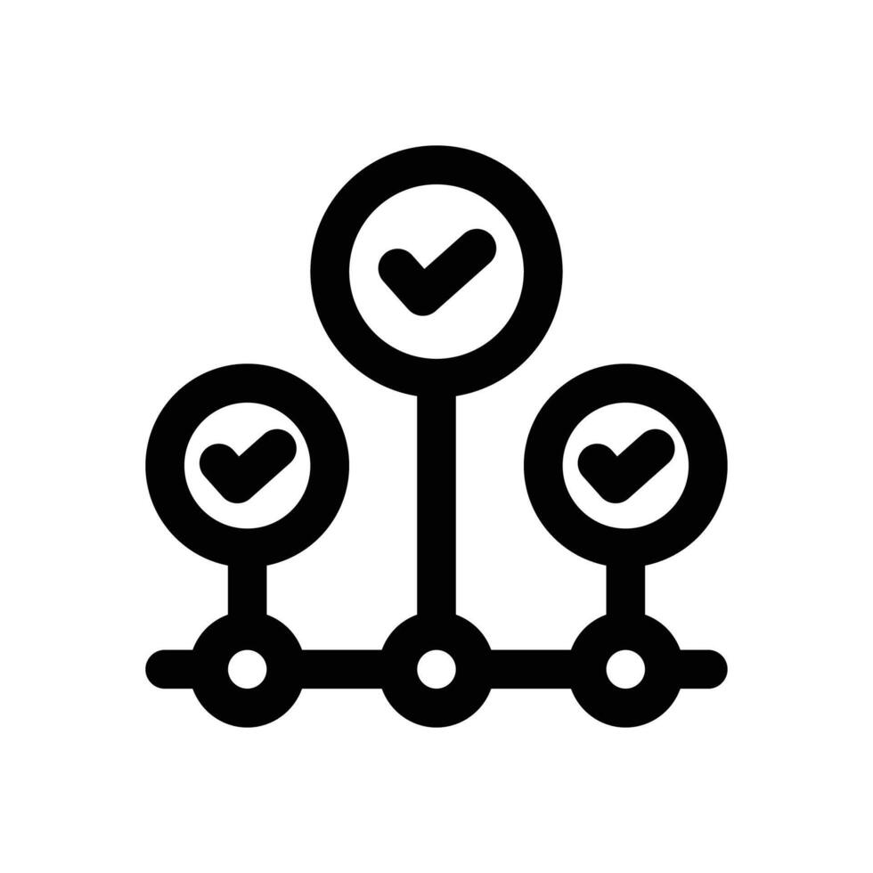 step line icon. Clean and minimalist icon for websites, mobile apps, presentations, and logos. Fully scalable and customizable for any project. vector