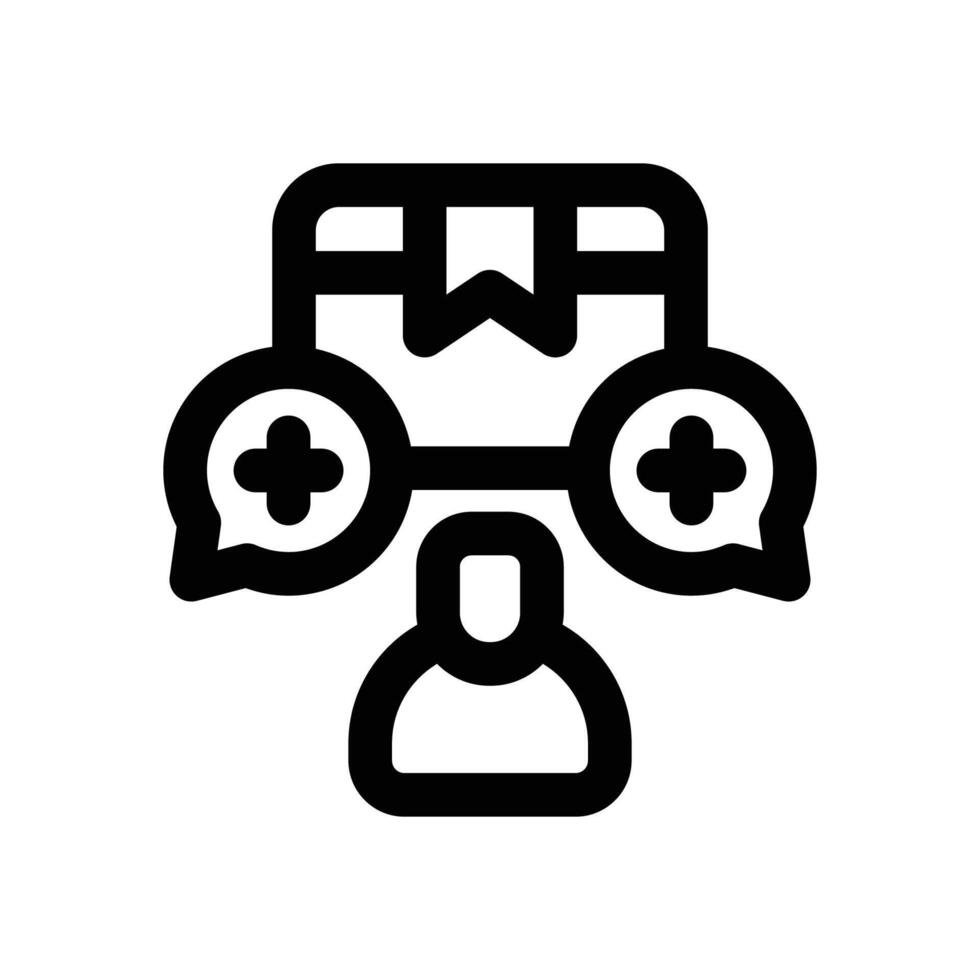 product demand line icon. Clean and minimalist icon for websites, mobile apps, presentations, and logos. Fully scalable and customizable for any project. vector