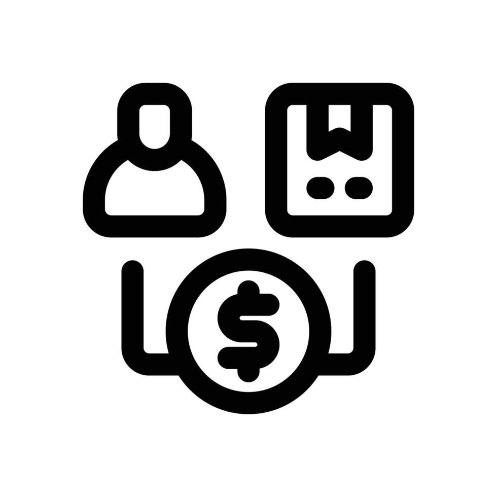 consumption line icon. Clean and minimalist icon for websites, mobile apps, presentations, and logos. Fully scalable and customizable for any project. vector