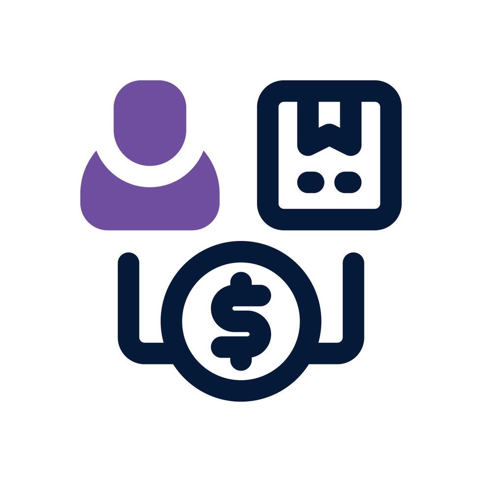 consumption dual tone icon. Sleek and modern icon for websites, mobile apps, marketing materials, and corporate design. Fully scalable and ready to use. vector