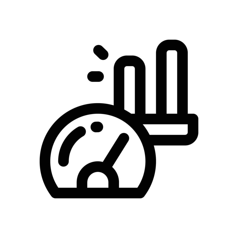 benchmark line icon. Clean and minimalist icon for websites, mobile apps, presentations, and logos. Fully scalable and customizable for any project. vector