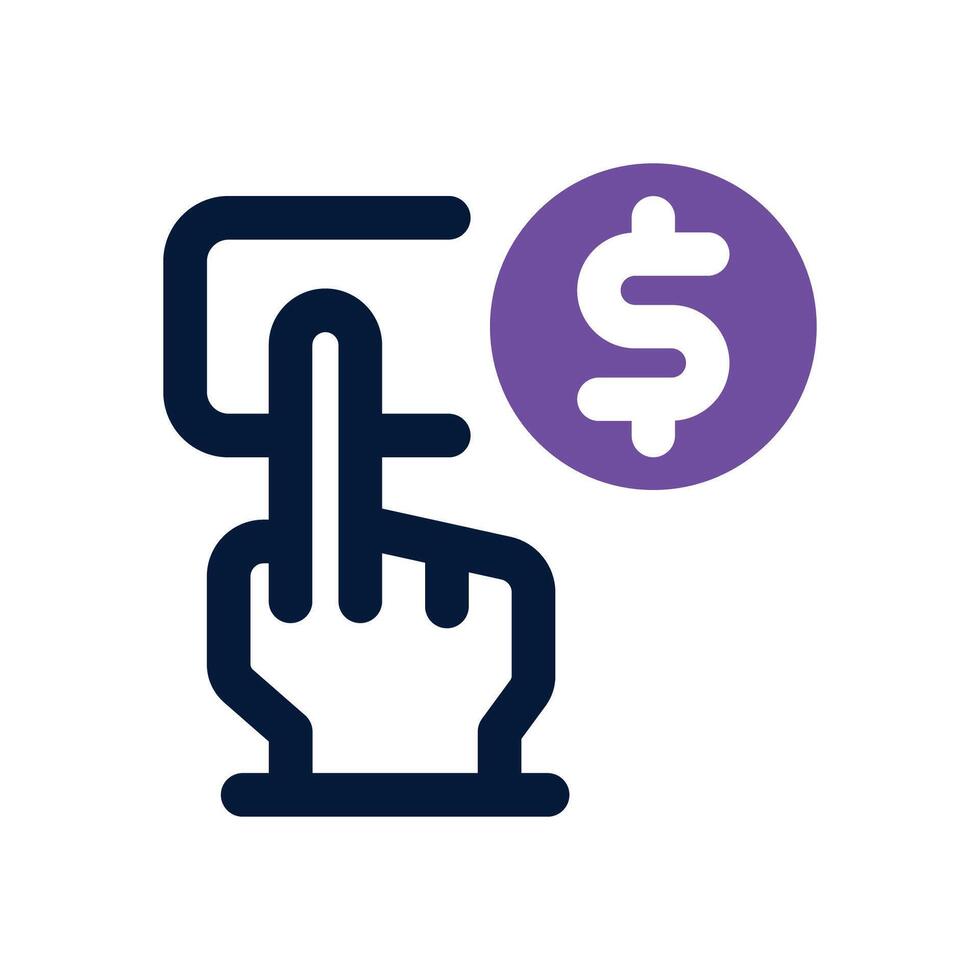 choose dual tone icon. Sleek and modern icon for websites, mobile apps, marketing materials, and corporate design. Fully scalable and ready to use. vector