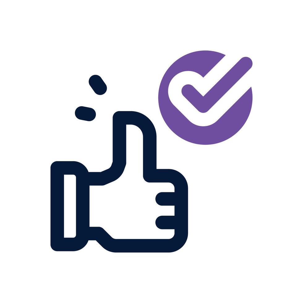 appreciation dual tone icon. Sleek and modern icon for websites, mobile apps, marketing materials, and corporate design. Fully scalable and ready to use. vector