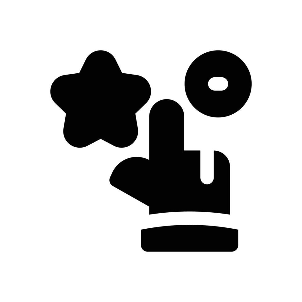 good choice glyph icon. Strong and solid icon for websites, mobile interfaces, presentations, and visual branding. High quality and easy to edit. vector
