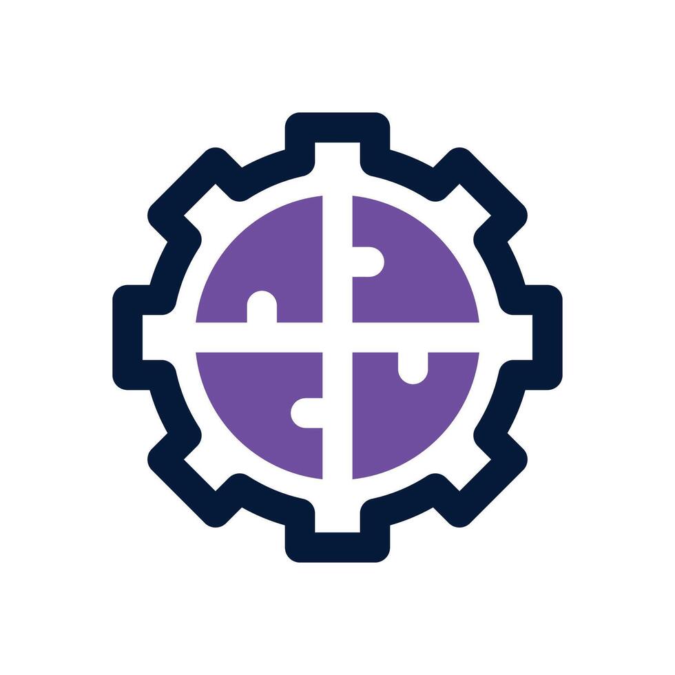 task planning dual tone icon. Sleek and modern icon for websites, mobile apps, marketing materials, and corporate design. Fully scalable and ready to use. vector