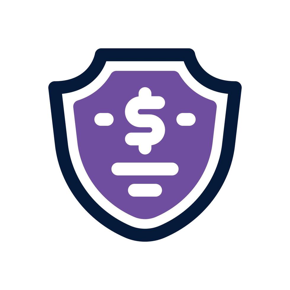 secure dual tone icon. Sleek and modern icon for websites, mobile apps, marketing materials, and corporate design. Fully scalable and ready to use. vector
