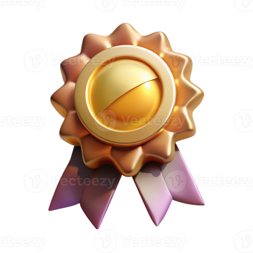 impressive traditional Award Ribbon Achievement Isolated for Recognition Graphics premium png