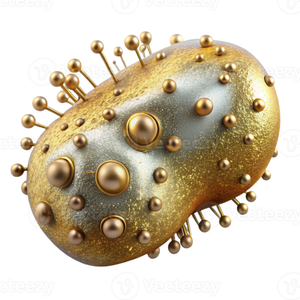 magnificent abstract Bacteria Microbiology Microorganism Isolated Science Research premium png
