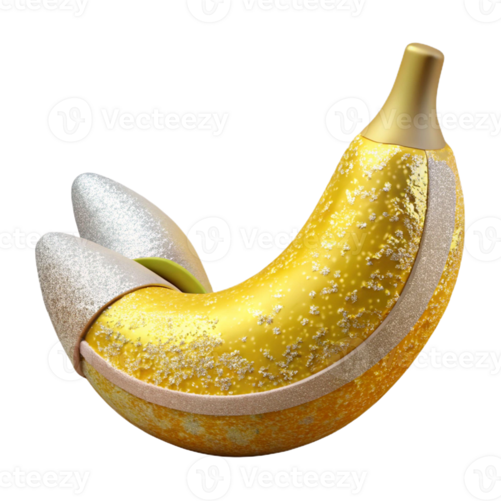 impressive minimalist Banana Yellow Fruit Tropical Produce Cutout for Smoothie Recipes professional png