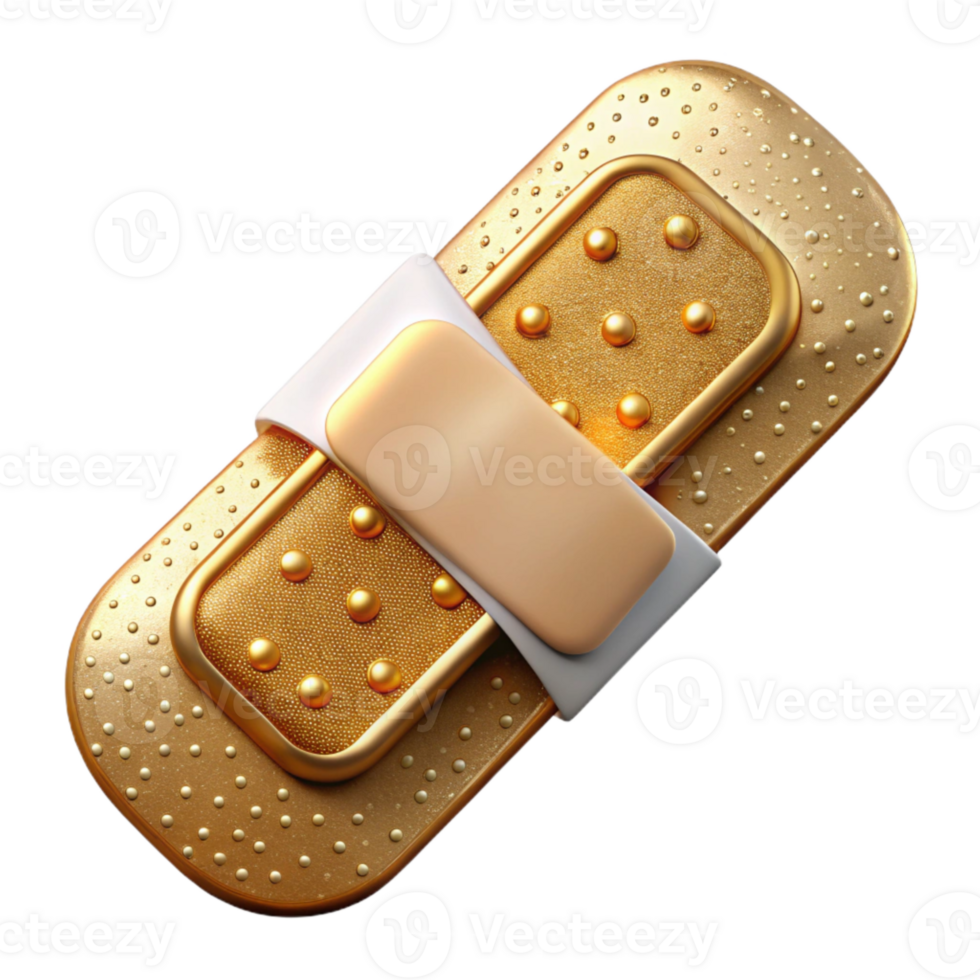 elegant classic Bandage Adhesive Plaster Wound Care Isolated First Aid authentic png