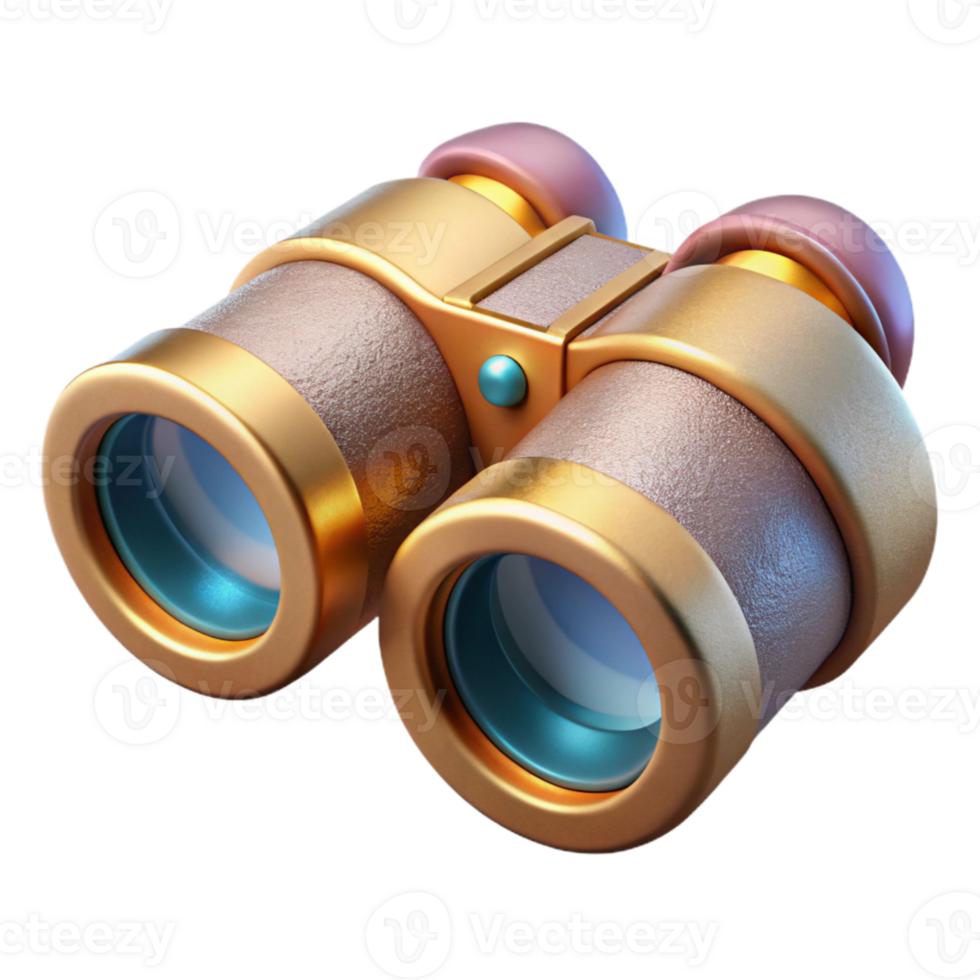 vibrant rustic Binoculars Transparent Background for Bird Watching original png