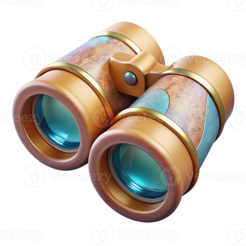 serene contemporary Binoculars Transparent Background for Bird Watching professional png