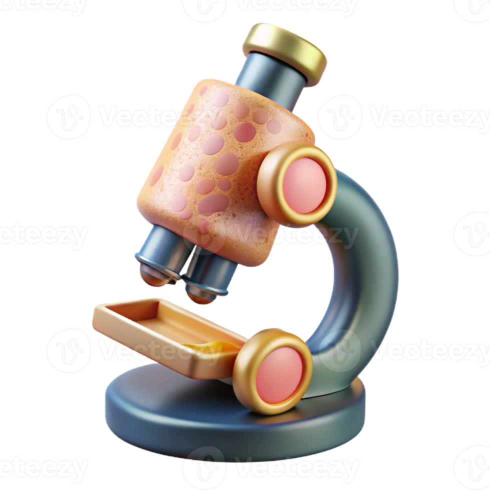 beautiful creative Biology Cell Icon Microscope Isolated for Science Publications genuine png