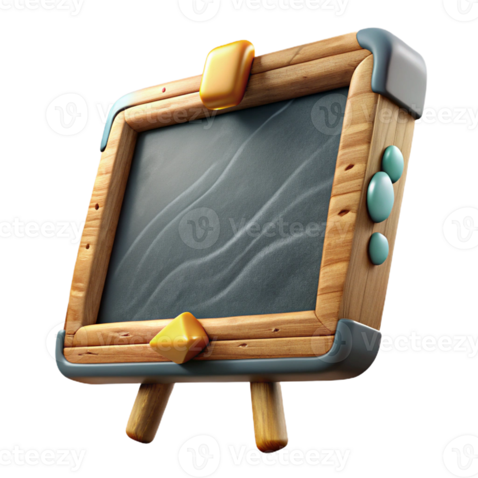 dramatic minimalist Blackboard with Chalk Transparent for Classroom Designs high resolution png
