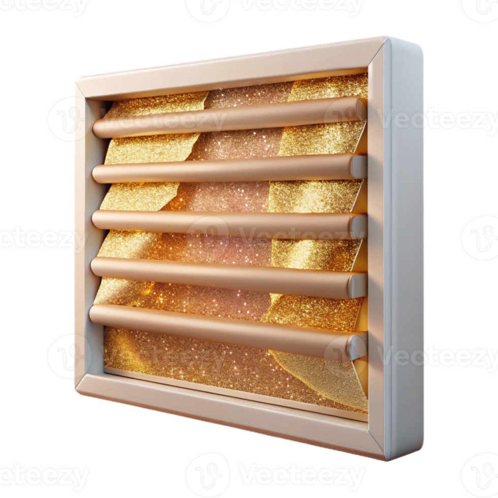 elegant modern Blinds Texture Venetian Slats Cutout for Light Control genuine png