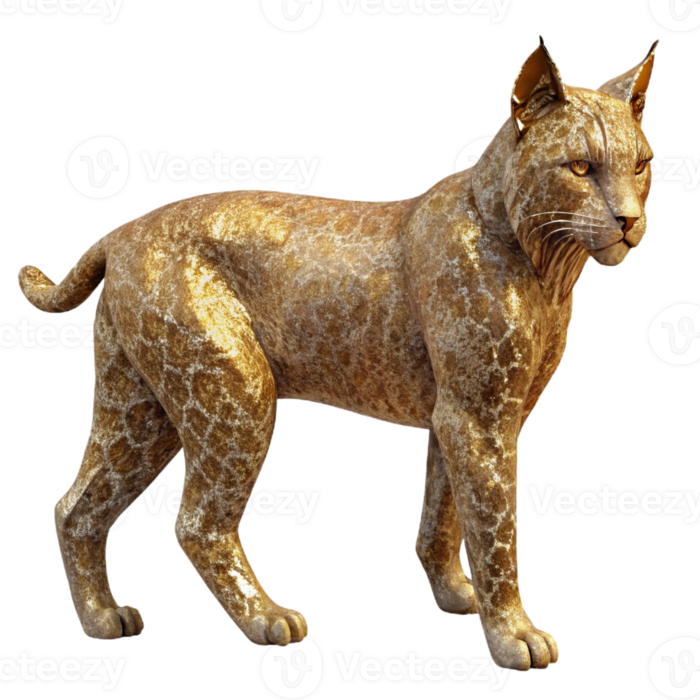 dramatic modern Bobcat Silhouette Wild Cat Cutout for Nature Photography exclusive png