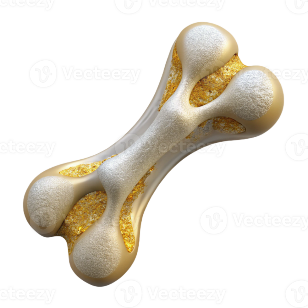 vibrant vintage Bone Tissue Structure Isolated Orthopedics Design png