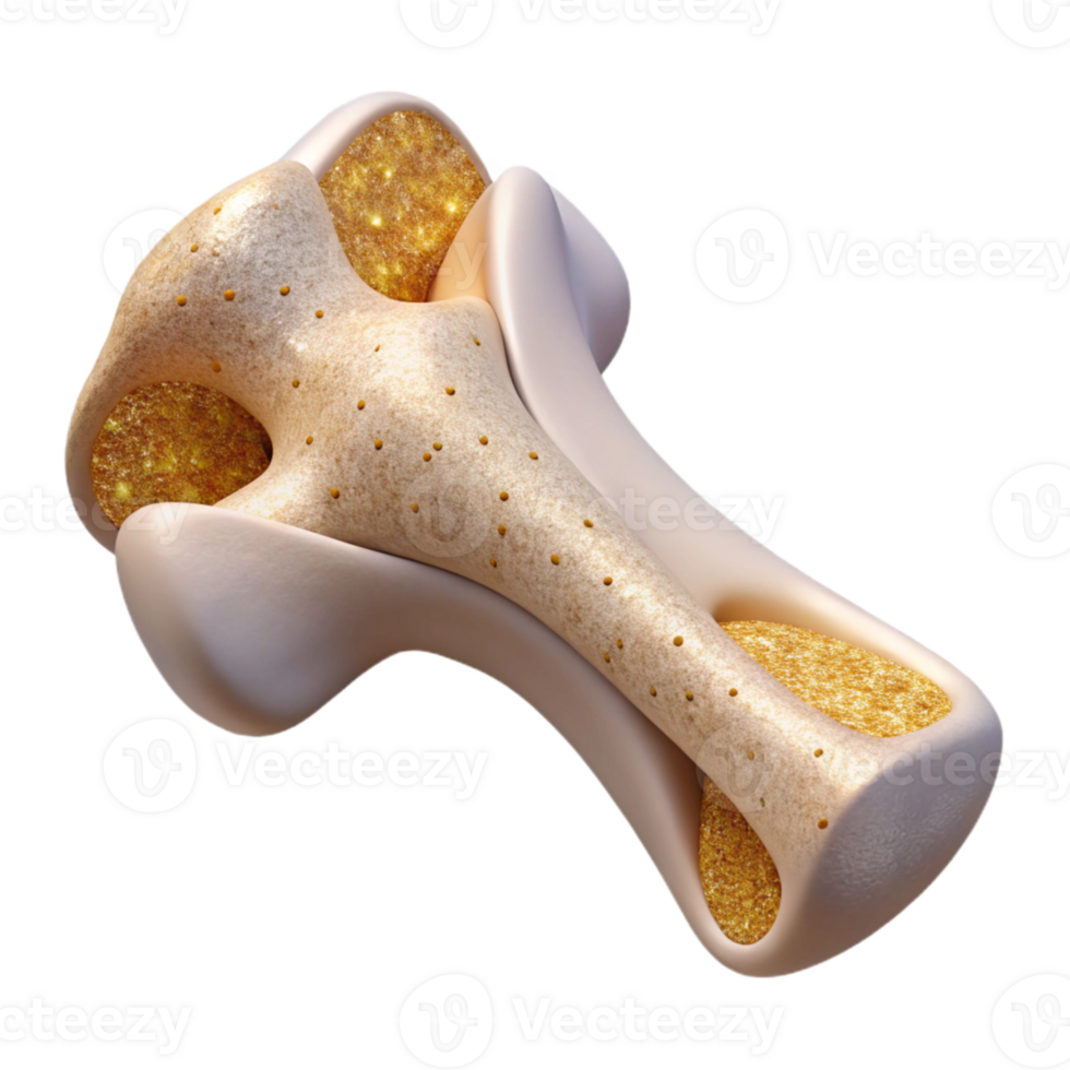 beautiful creative Bone Tissue Structure Isolated Orthopedics Design detailed png