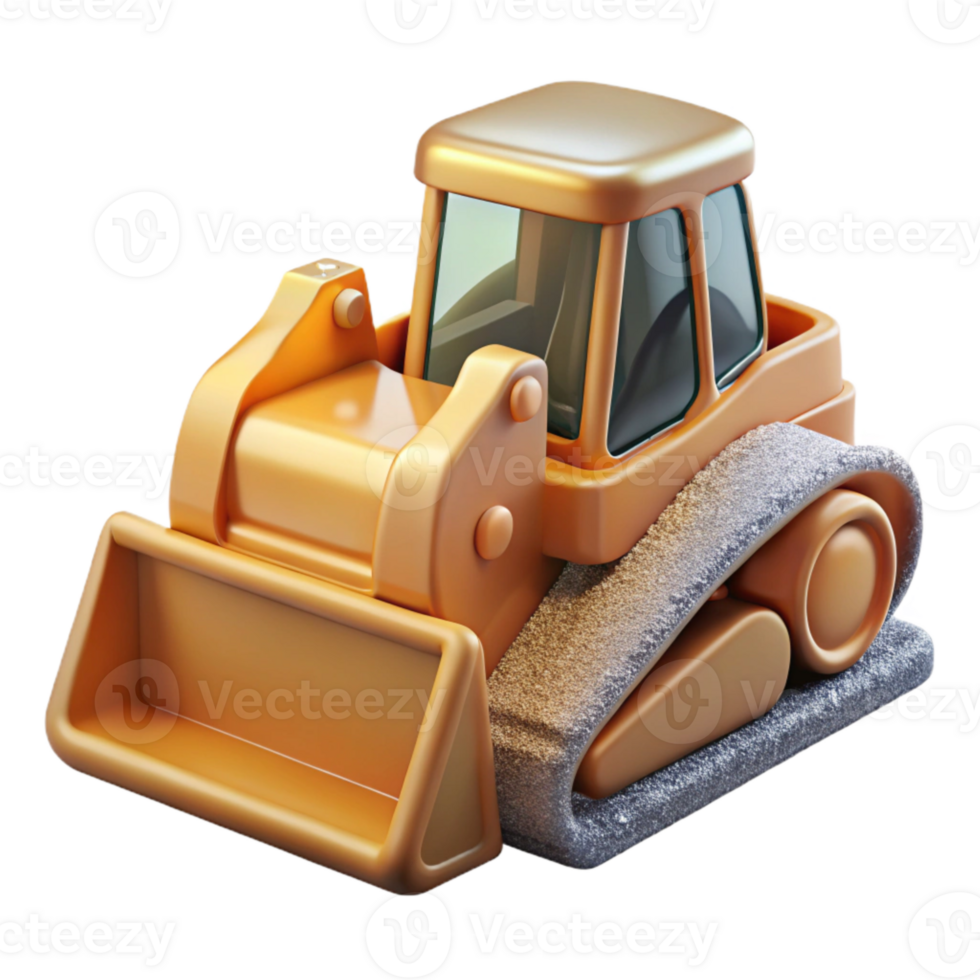 impressive traditional Bulldozer Icon Earthmoving Isolated for Engineering Projects professional png