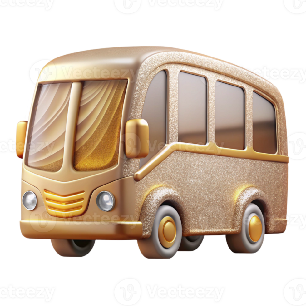 serene artistic Bus Icon Public Transport Cutout for City Guides high quality png