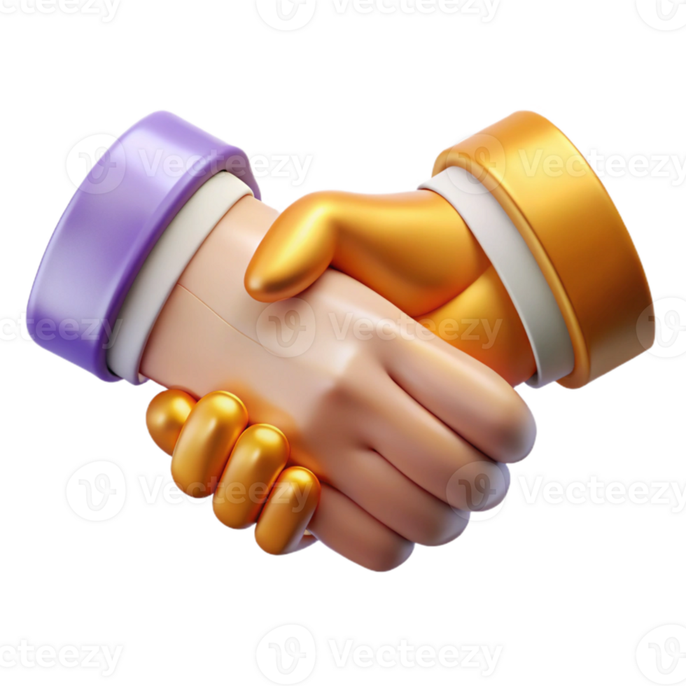 impressive artistic Business Deal Handshake Agreement Cutout for Partnership Contracts premium png