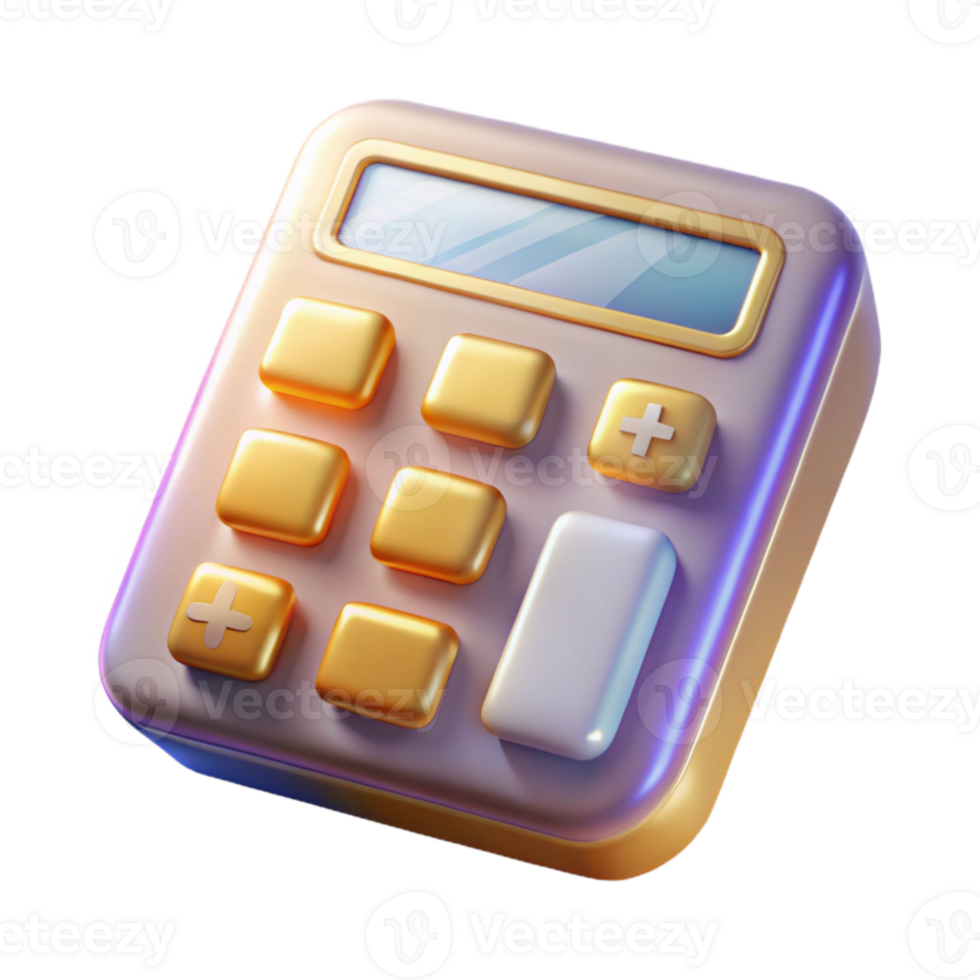 wonderful modern Business Math Calculator Finance Accounting Isolated for Calculations detailed png