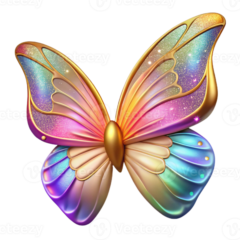stunning vintage Butterfly Wing Texture Colorful Pattern Cutout for Insect Studies professional png