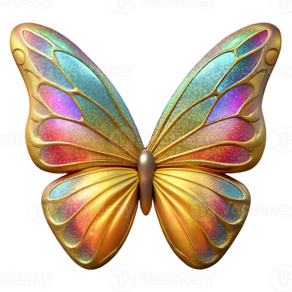 serene classic Butterfly Wing Texture Colorful Pattern Cutout for Insect Studies high resolution png