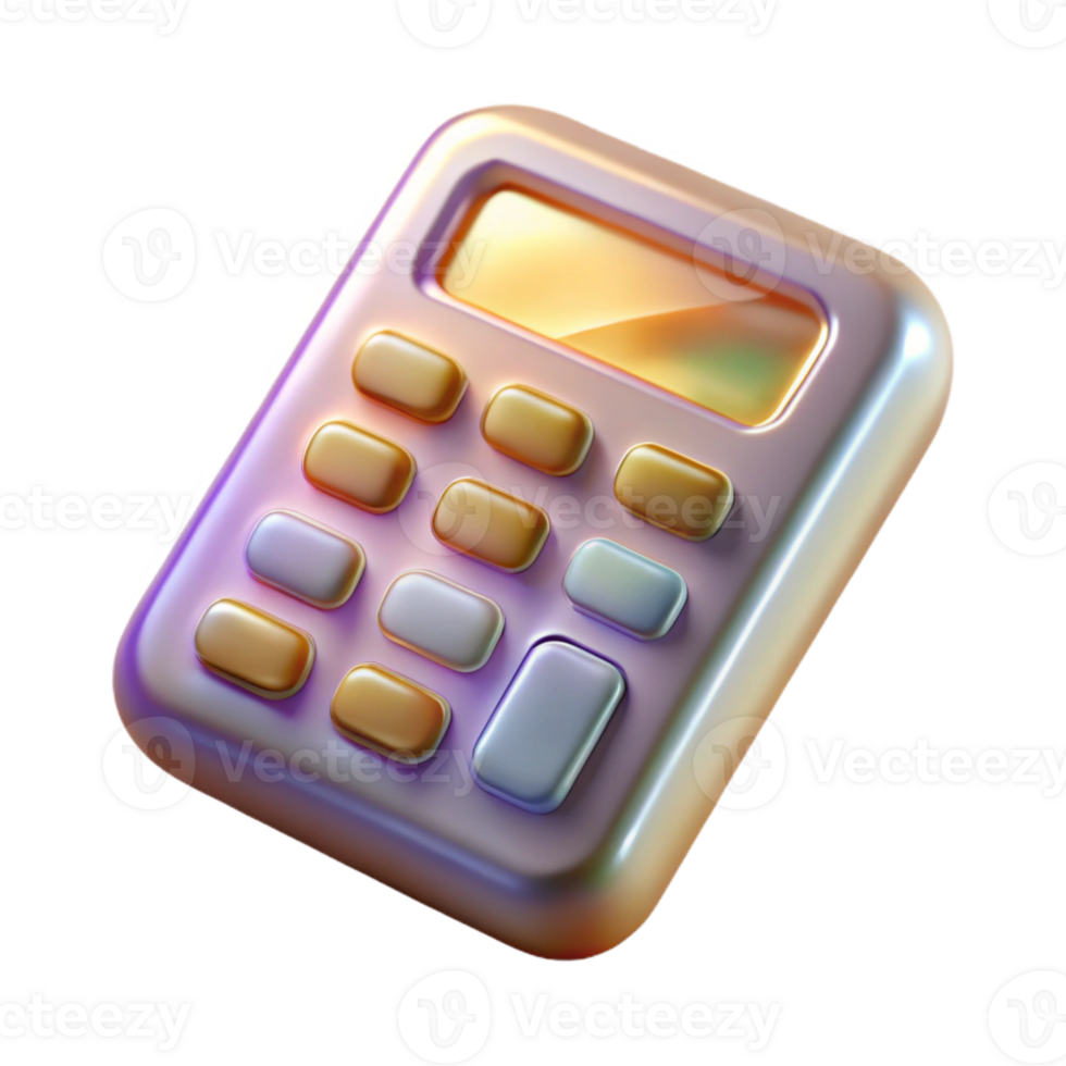 magnificent vintage Calculator Math Tool Transparent for Academic Projects professional png
