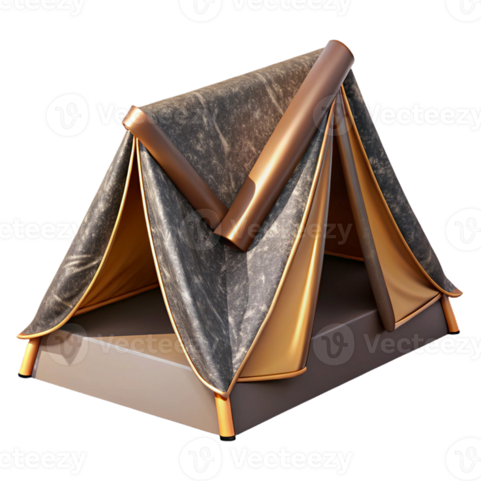 impressive rustic Camping Tent Cutout for Outdoor Activities authentic png