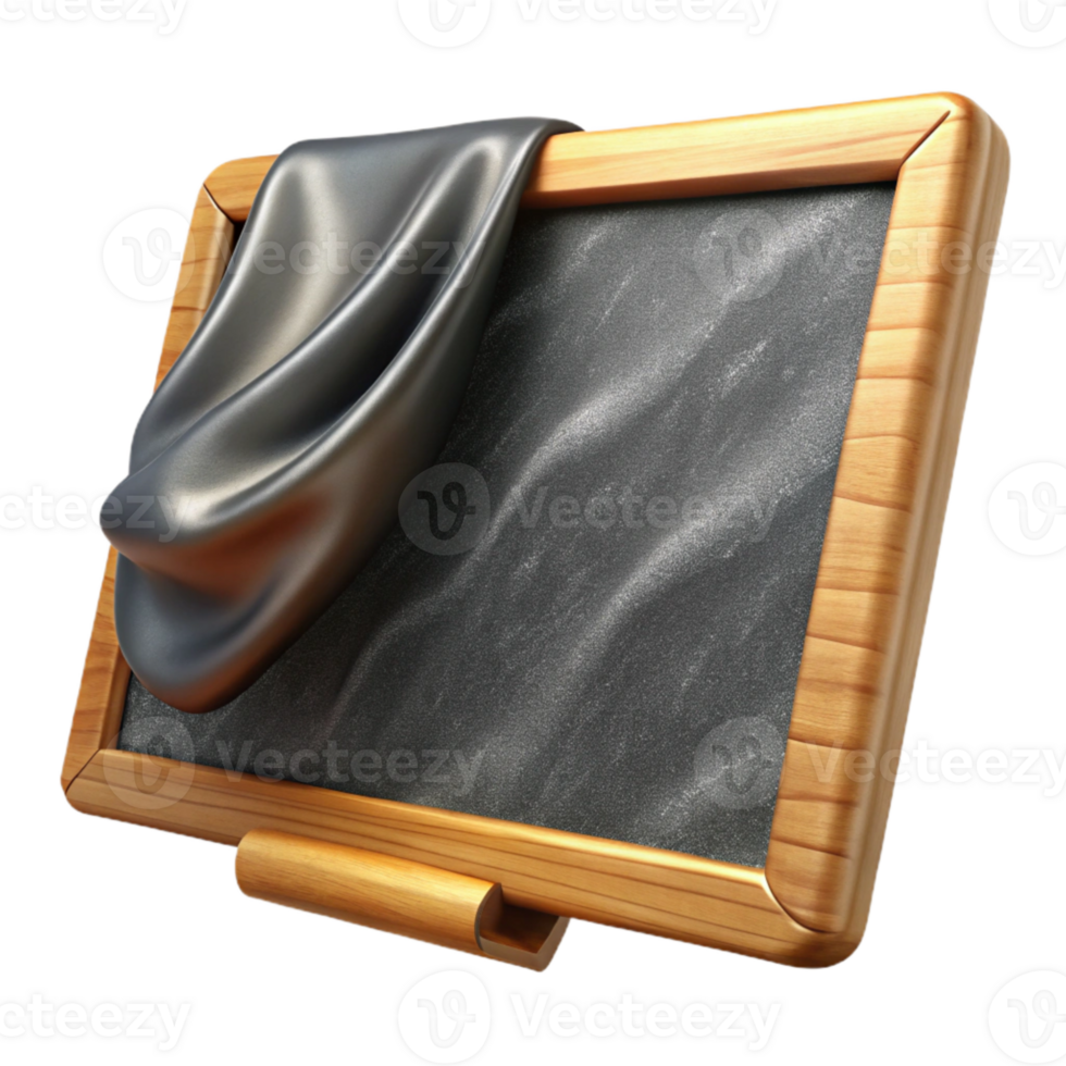 impressive minimalist Chalkboard Texture Black Surface Transparent for Educational Graphics authentic png